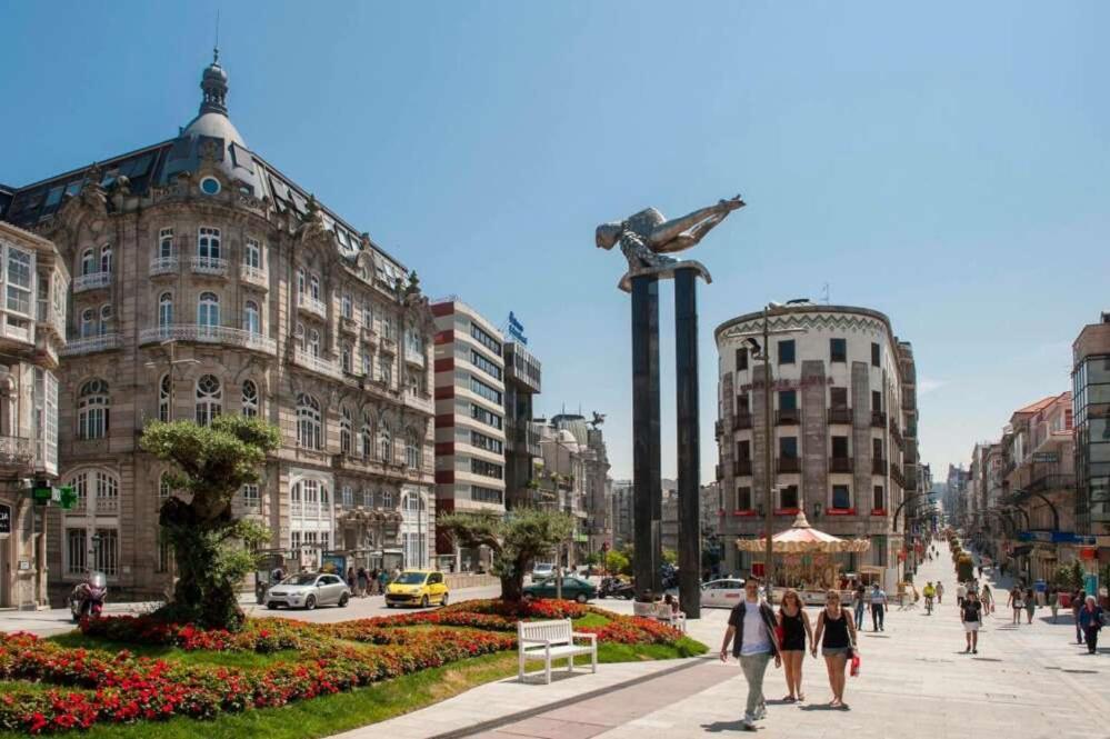 Appartement Vivienda Proxima A La Puerta Del Sol Vigo Extérieur photo